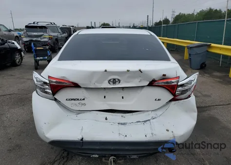 2015 Toyota Corolla L из США, поврежденный, VIN 2T1BURHEXFC308129